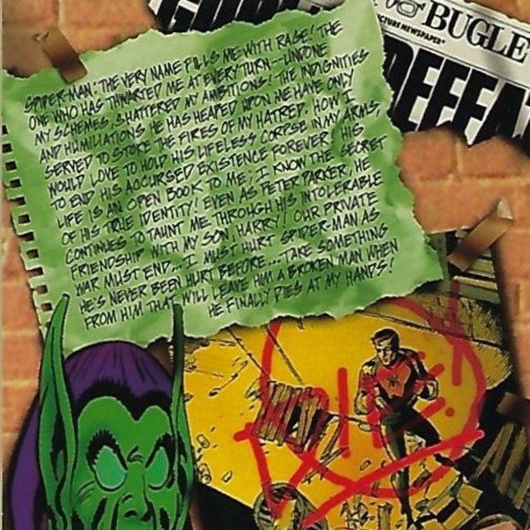 1994 Marvel Cards - Amazing Spiderman - Web-Shooting Venom - Goblin's Journal - Picture 6 of 8